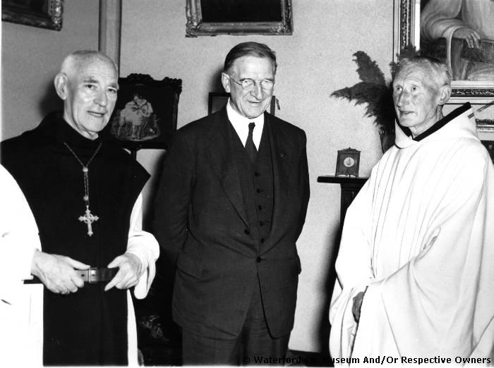 Dom Celsus O'Connell, Eamon De Valera And Father Ailbe
