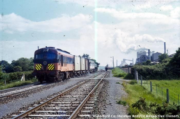 Diesel Train At Magnesite Plant, Ballinacourty