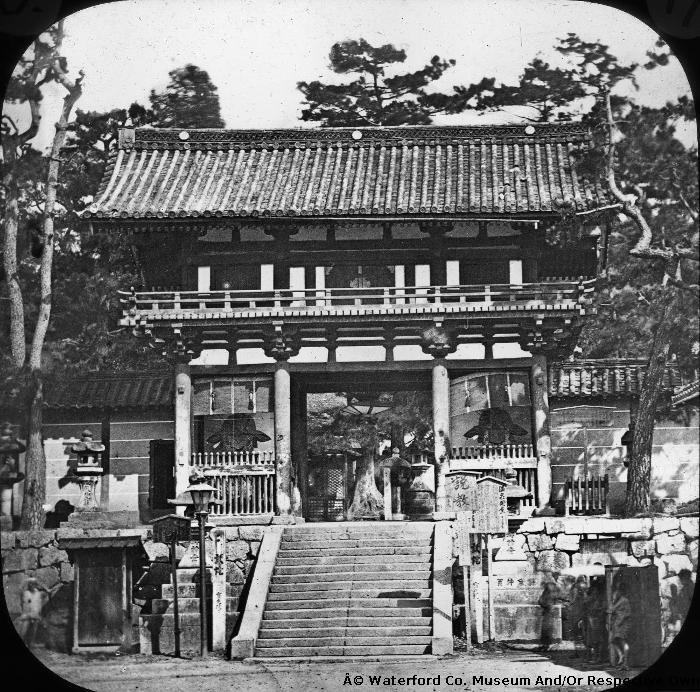 Entrance Gateway To A Temple, Japan