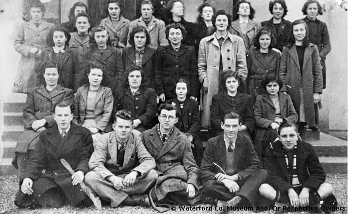 First Year Commerce Students At Technical School, Dungarvan
