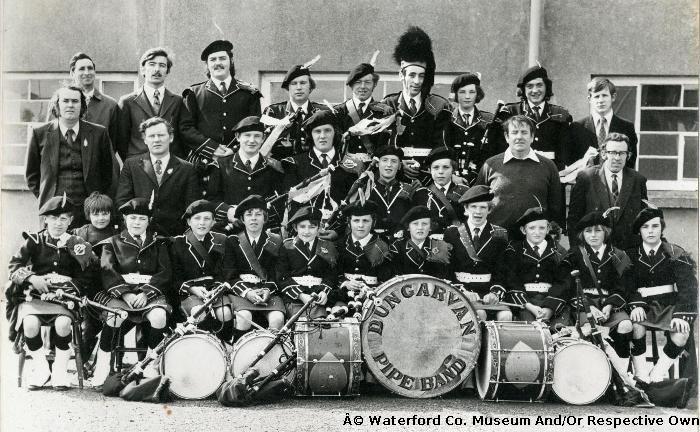 Dungarvan Pipe Band Easter 1974