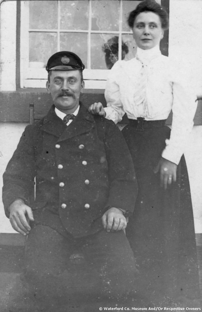 Lighthouse Keeper Patrick Higginbottom & Wife 