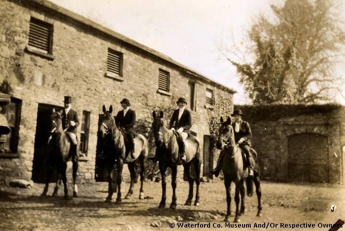 Unidentified Riders On Horseback, Salterbridge House, Cappoquin