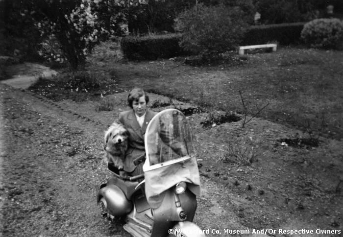 Maura Meehan On A Vespa Scooter, Ring
