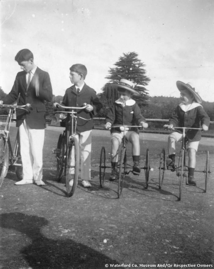 Chavasse Children With Bicycles At Whitfield Court, Kilmeadan