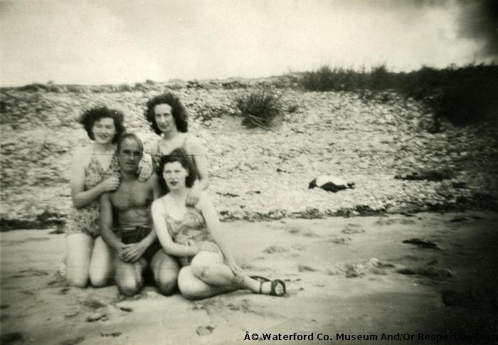 Foley Ladies With Others At Clonea Beach