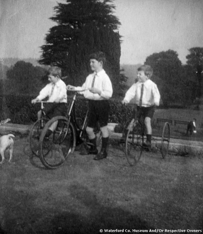 Chavasse Boys With Bicycles At Whitfield Court, Kilmeadan