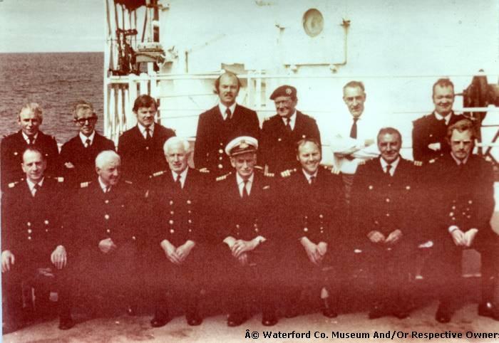 Captain Norman Frazer And Fellow Naval Officers