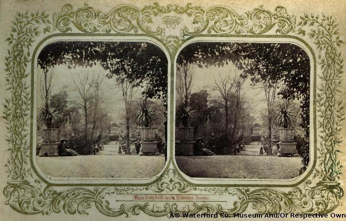 Stereoscopic View,  From The Dark Walk, Newtown Anner House, Co Tipperary