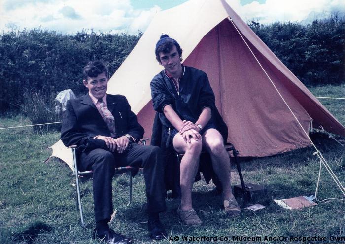 David Kiely And Eamonn Kiely In Scout Camp, Bunclody, Co Wexford