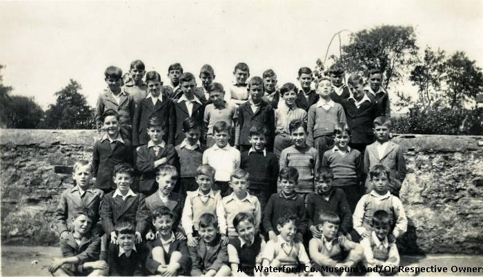 A Group Of Unidentified Schoolboys