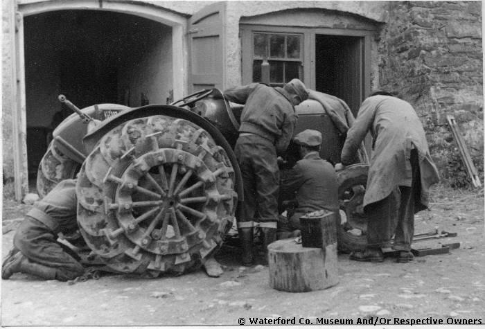 Workers Maintaining Tractor, Woodhouse, Stradbally