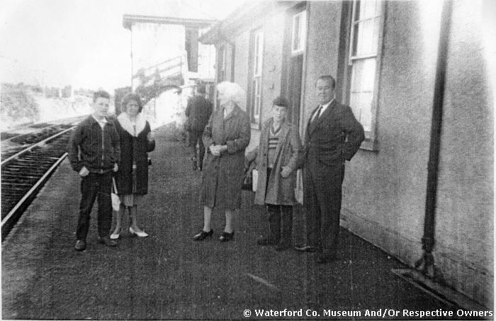 Hallahan Family At Durrow Train Station