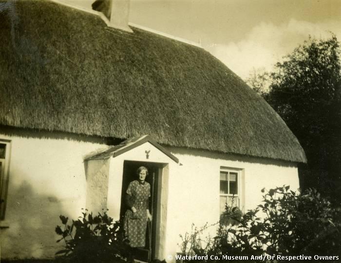 Annie McGuire At Her Thatched Cottage, Salterbridge