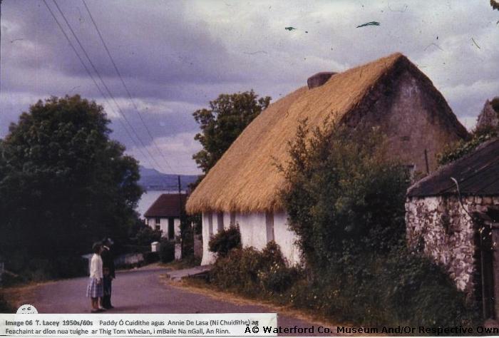 New Thatched Roof On Tom Whelan's House, Ballynagoul, (Baile Na nGall) Ring