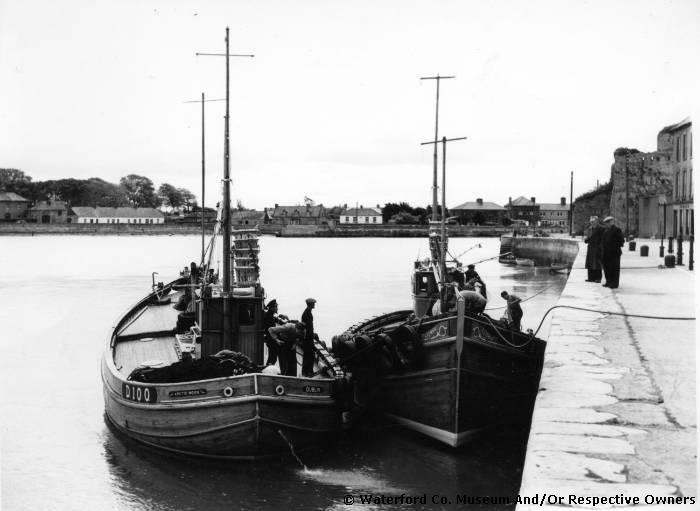 The Arctic Moon And Elizmor Moored At Davitt's Quay