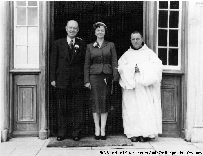 Father Bonaventure With A Wedding Couple