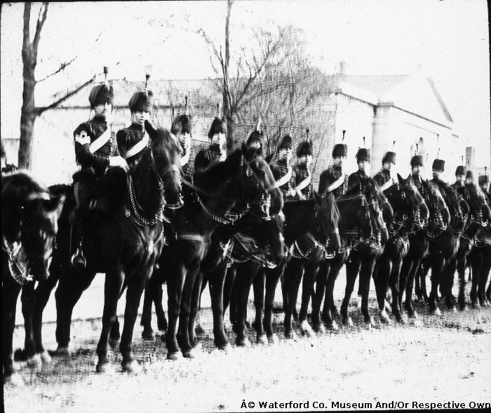 Cavalry At Middleton Courthouse For Trial Of William O'Brien
