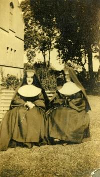 Two Unidentified Nuns At The Presentation Convent, Dungarvan