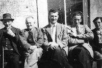 Men Sitting On A Bench, The Irish College, Ring