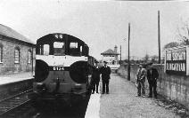 Train At Dungarvan Railway Station