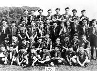 Abbeyside Scouts At Annual Camp 1957