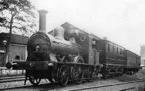Unidentified Steam Train, Manor Street, Railway Station