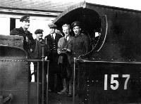 Employees Of C.I.E. At Dungarvan Railway Station