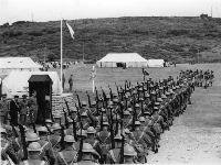 Irish Army Camp At Helvick