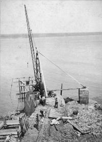 Construction Of Ardmore Pier